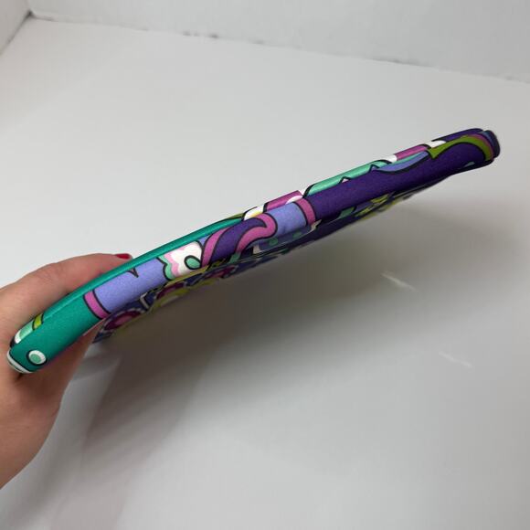 Vera Bradley Purple Heather Paisley Print Neoprene Tablet Sleeve Case - Picture 3 of 5